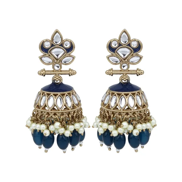 Gold_plated_Kundan_&_Meenakari_Jhumka_Earrings