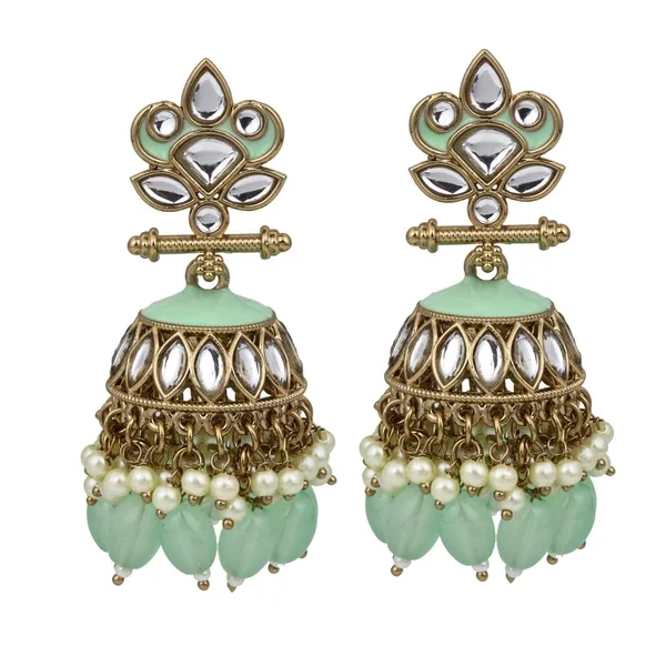 Gold_plated_Kundan_&_Meenakari_Jhumka_Earrings