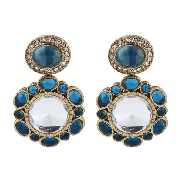 Statement_Earrings_Featuring_A_Bold_Circular_Design_With_A_Vintage_Finish