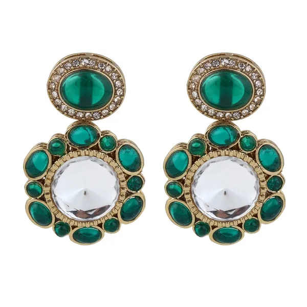 Statement_Earrings_Featuring_A_Bold_Circular_Design_With_A_Vintage_Finish