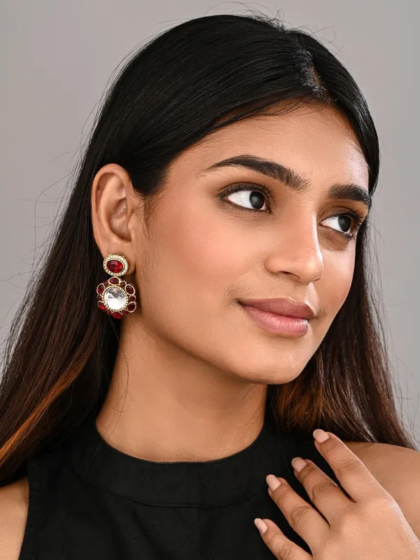 Statement_Earrings_Featuring_A_Bold_Circular_Design_With_A_Vintage_Finish
