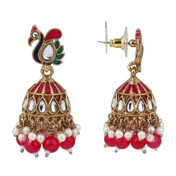 Peacock_Inspired_Jhumka_Earrings