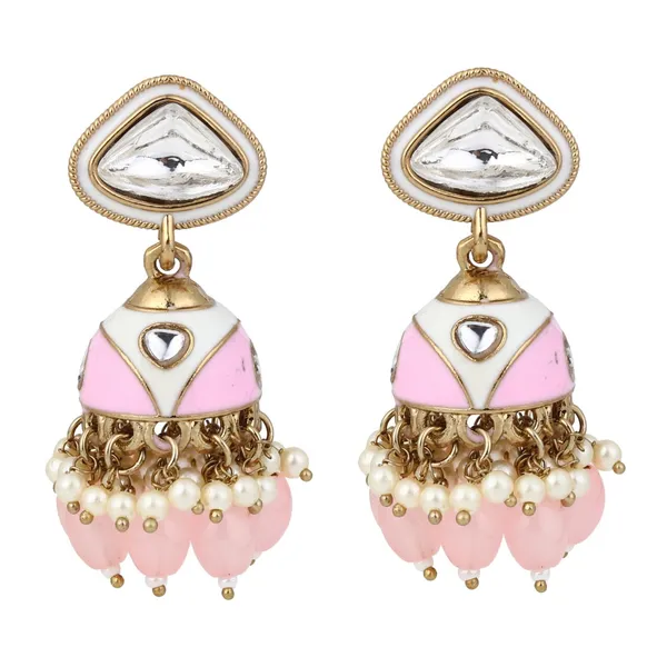 Enamelled_Jhumka_Earring