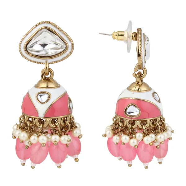 Enamelled_Jhumka_Earring