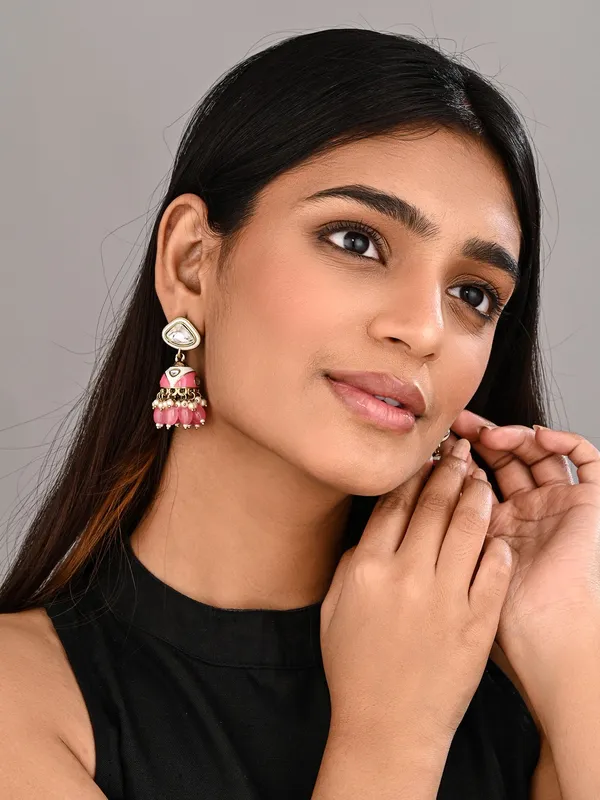 Enamelled_Jhumka_Earring