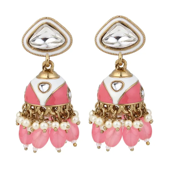 Enamelled_Jhumka_Earring