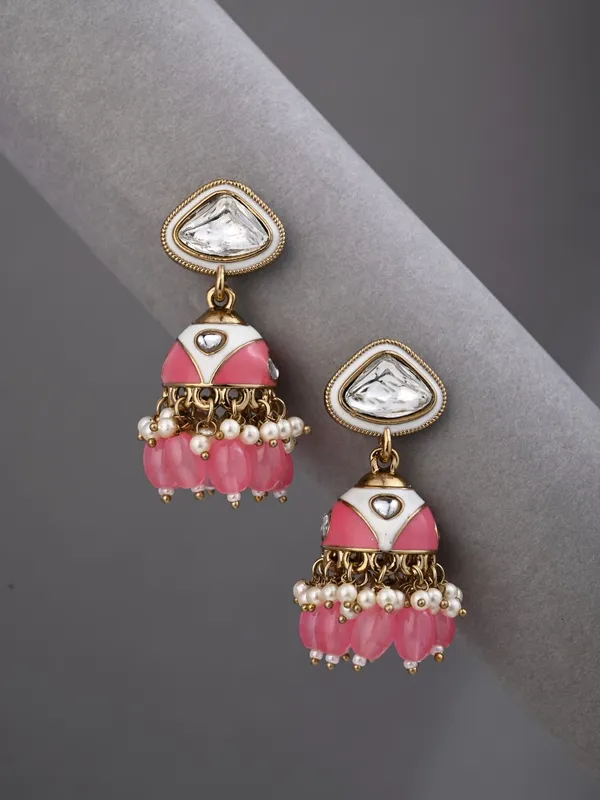 Enamelled_Jhumka_Earring