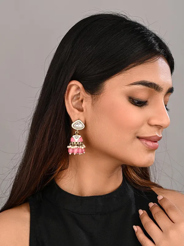 Enamelled_Jhumka_Earring