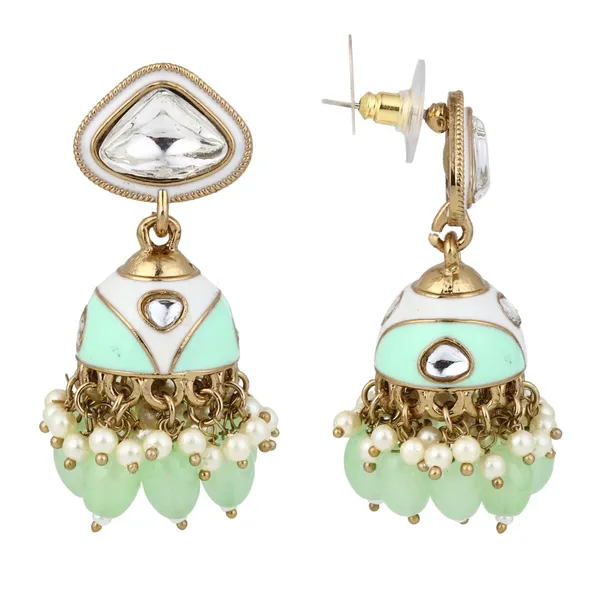 Enamelled_Jhumka_Earring