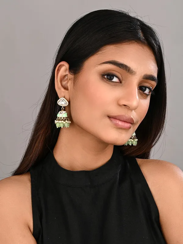 Enamelled_Jhumka_Earring