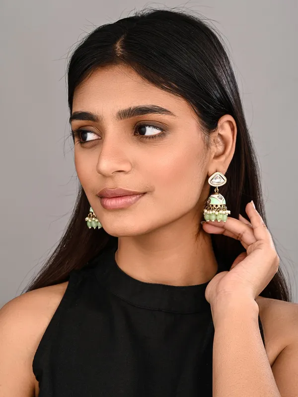 Enamelled_Jhumka_Earring