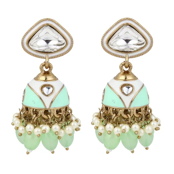 Enamelled_Jhumka_Earring