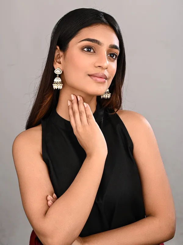 Enamelled_Jhumka_Earring