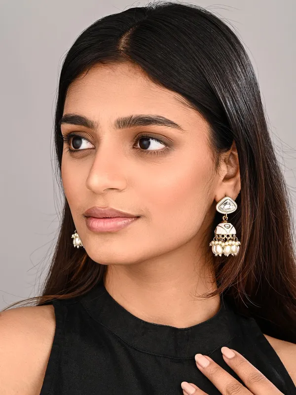Enamelled_Jhumka_Earring