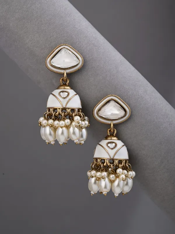 Enamelled_Jhumka_Earring