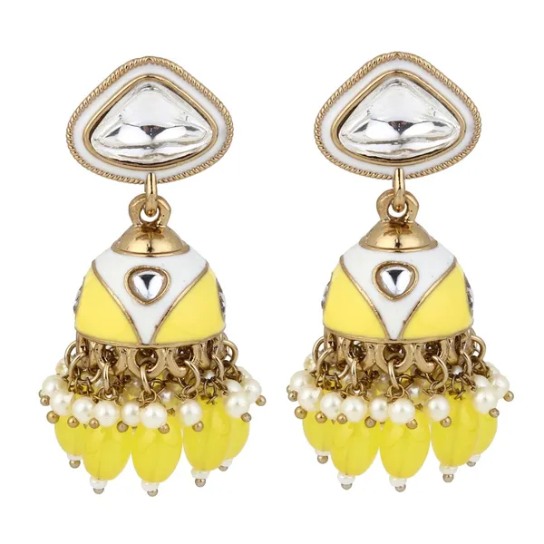 Enamelled_Jhumka_Earring