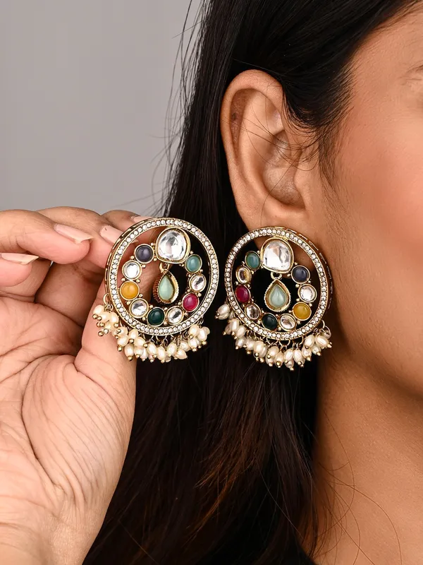 Regal_Kundan_Pearl_Chandbali_Earrings