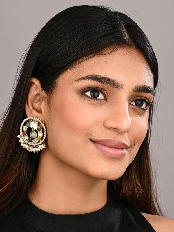 Regal_Kundan_Pearl_Chandbali_Earrings
