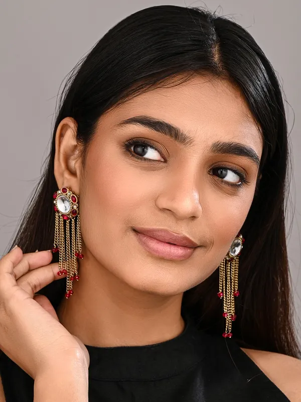 Kundan_Tassel_Drop_Earrings