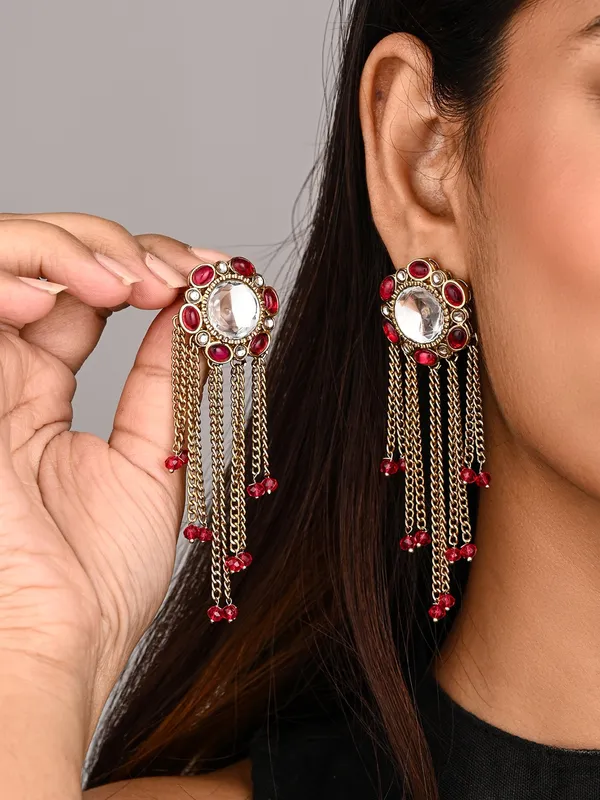 Kundan_Tassel_Drop_Earrings