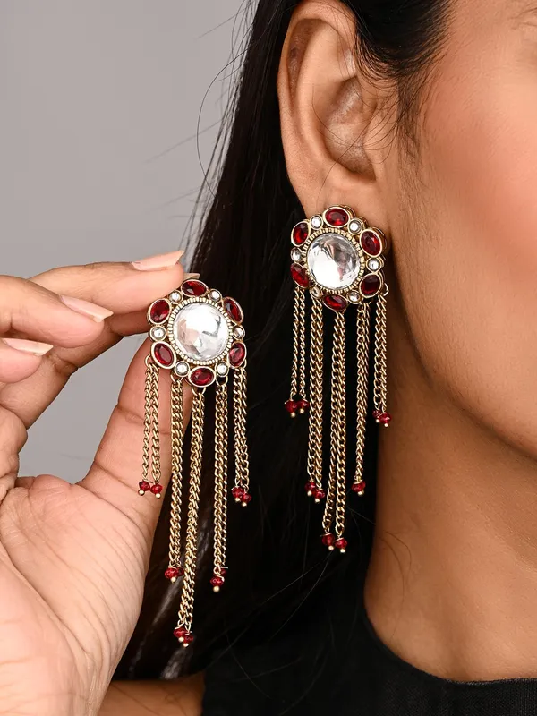 Kundan_Tassel_Drop_Earrings