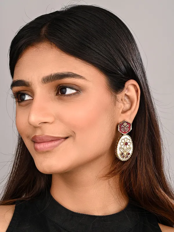 Mop_Meenakari_Floral_Drop_Earrings