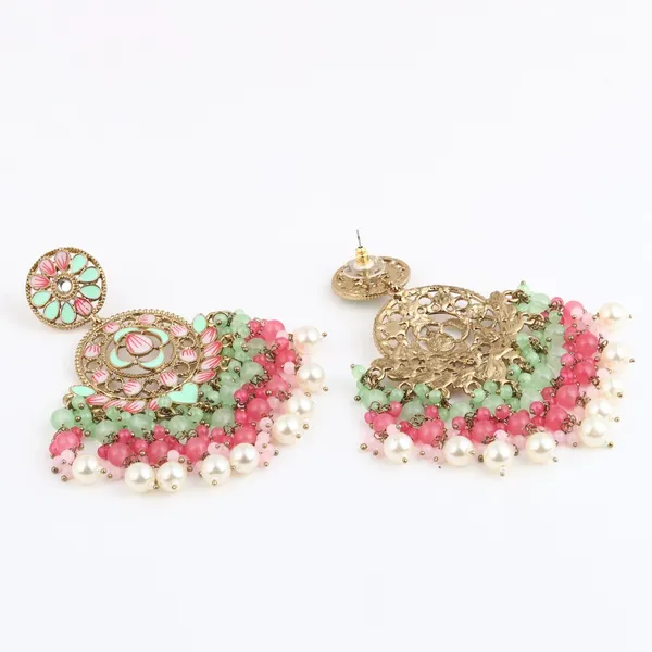 Vibrant_Chandbali_Pearl_Drop_Earrings