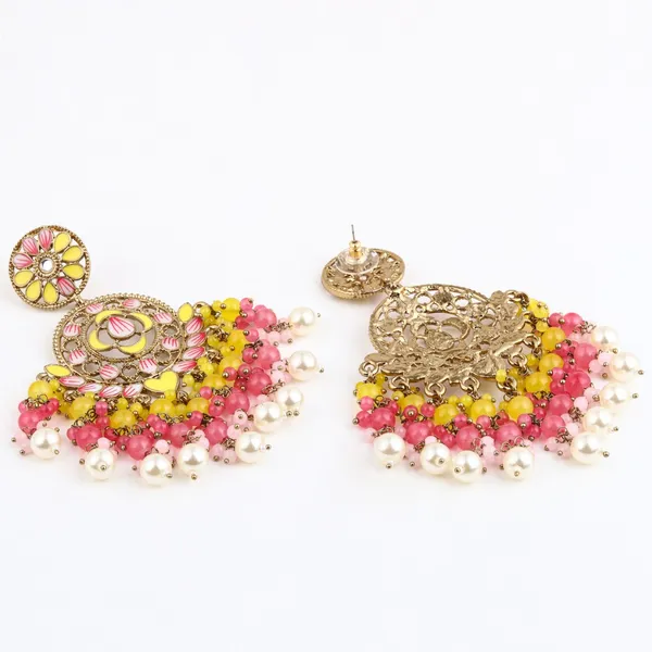 Vibrant_Chandbali_Pearl_Drop_Earrings