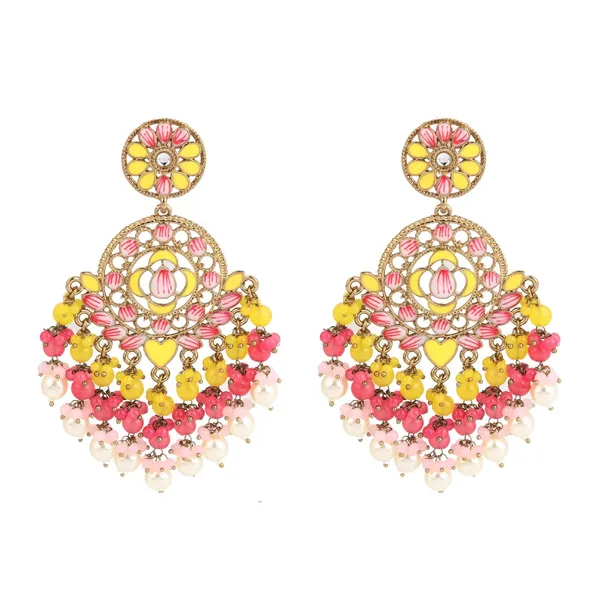 Vibrant_Chandbali_Pearl_Drop_Earrings
