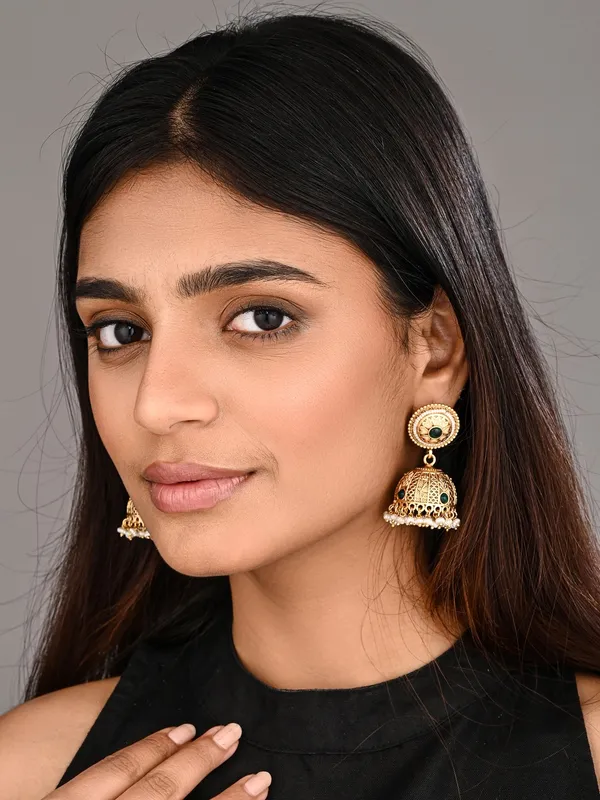 Royal_Stone_Antique_Jhumka_Earrings