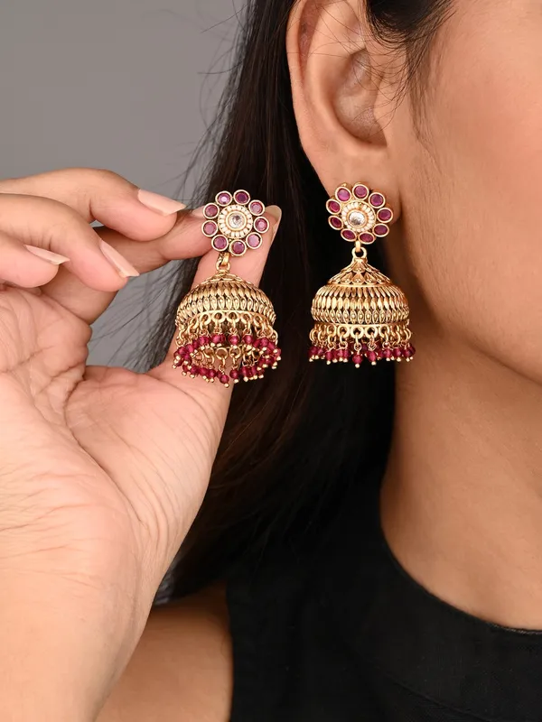 Ruby_Bloom_Copper_Jhumka_Earrings