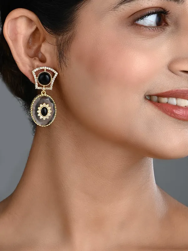 Monalisa_Stone_&_Gold_Tone_Transparent_Stone_Drop_Earrings