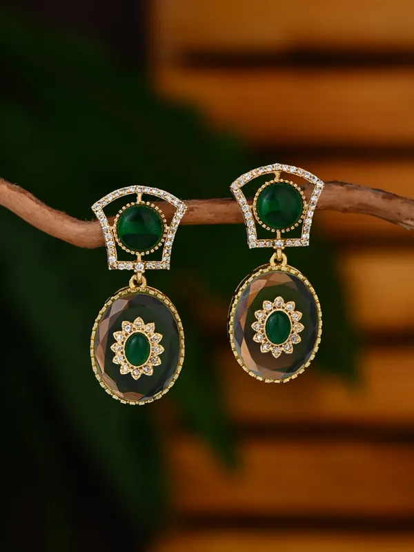 Monalisa_Stone_&_Gold_Tone_Transparent_Stone_Drop_Earrings