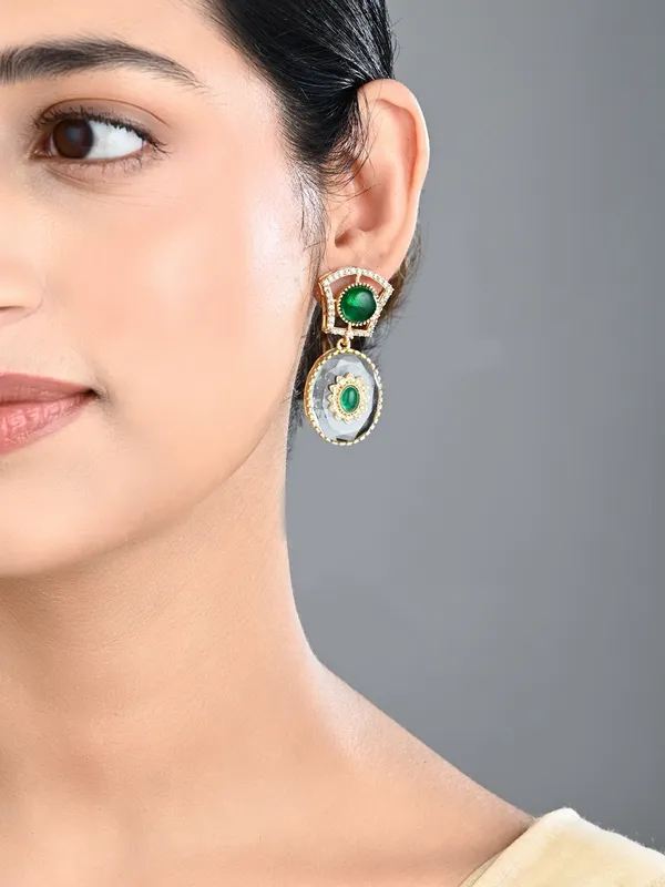Monalisa_Stone_&_Gold_Tone_Transparent_Stone_Drop_Earrings