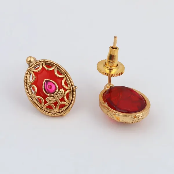 Floral_Kundan_Pendant_Necklace_&_Stud_Earrings_Set