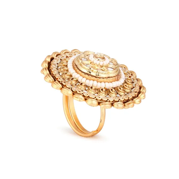 Kundan_&_pearl_Ring