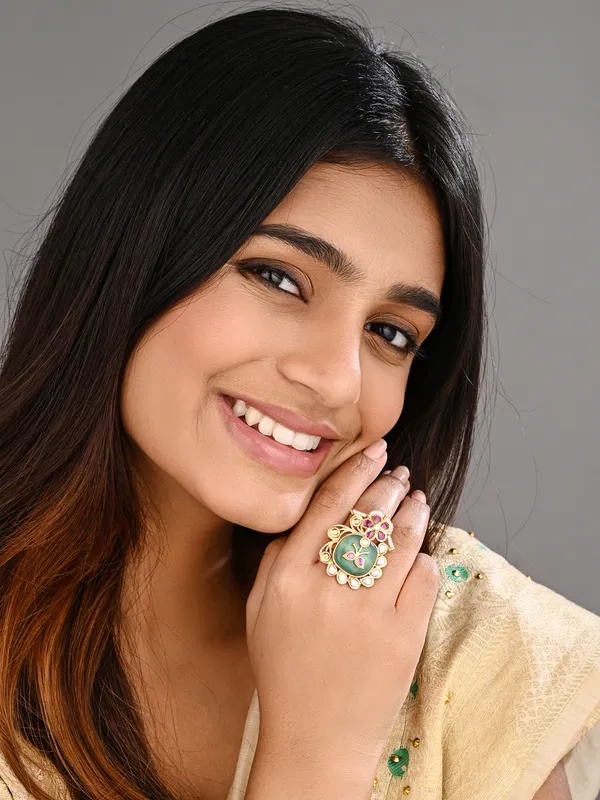 Gold_Plated_Multi_Coloured_Stone_Ring