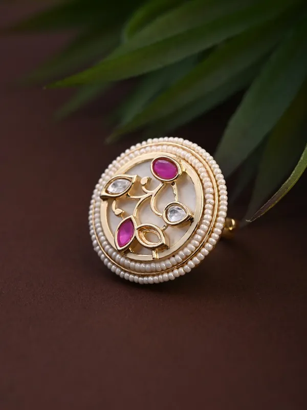 Ruby_Branch_Kundan_Pearl_Ring