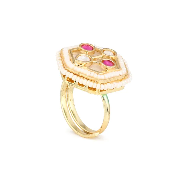 Hexagon_Kundan_Mother_of_Pearl_Statement_Ring