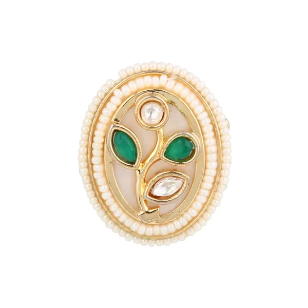 Oval_Mother_of_Pearl_Leaf_Motif_Brass_Ring