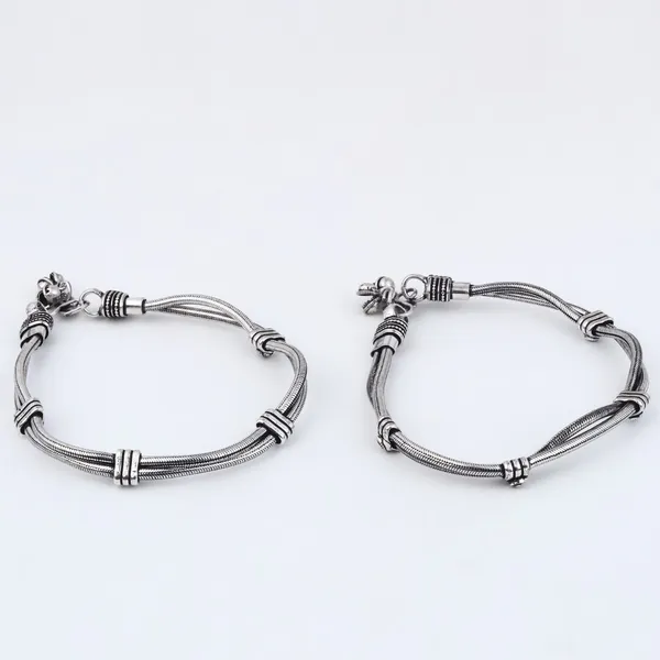 Silver_Oxidised_Rope_Design_Brass_Anklet