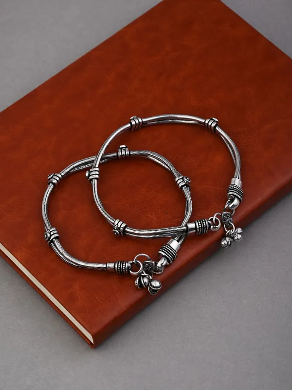 Silver_Oxidised_Rope_Design_Brass_Anklet