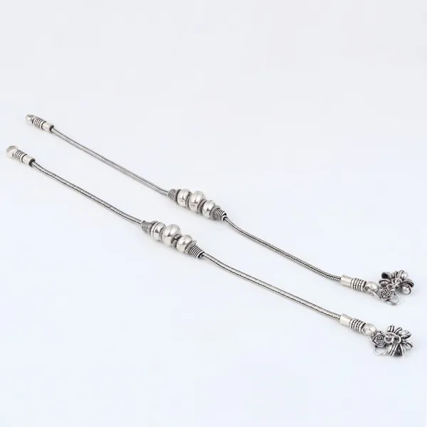 Silver_Oxidised_Triple_Bead_Brass_Anklet