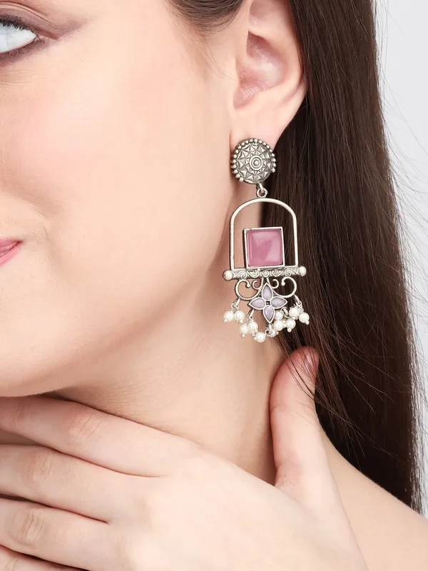 Vintage_Blush_Window_Dangler_Earrings