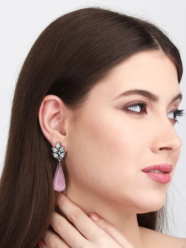 Blush_Petal_Crystal_Drop_Earrings