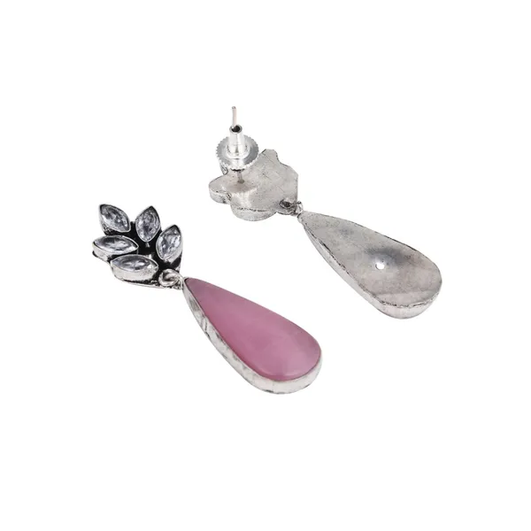 Blush_Petal_Crystal_Drop_Earrings
