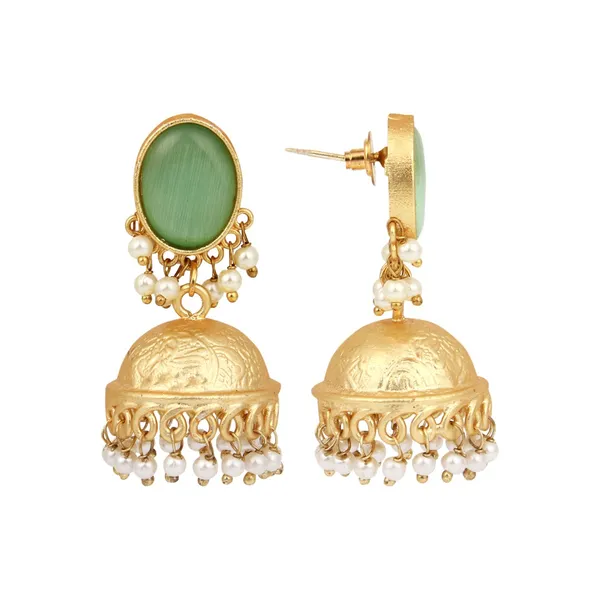Gold_Finish_Pearl_Dome_Jhumka_Earrings