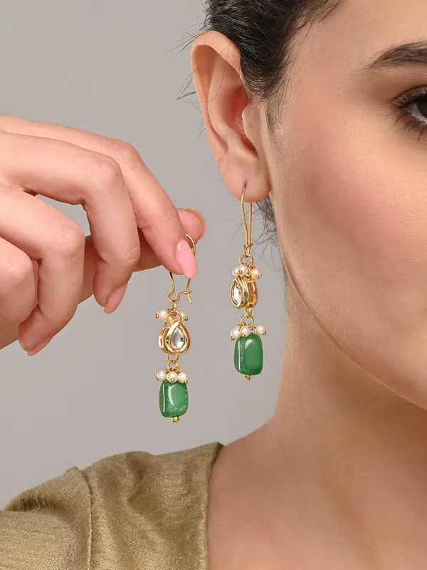Green_Natural_Stone_Bead_Drop_Earrings