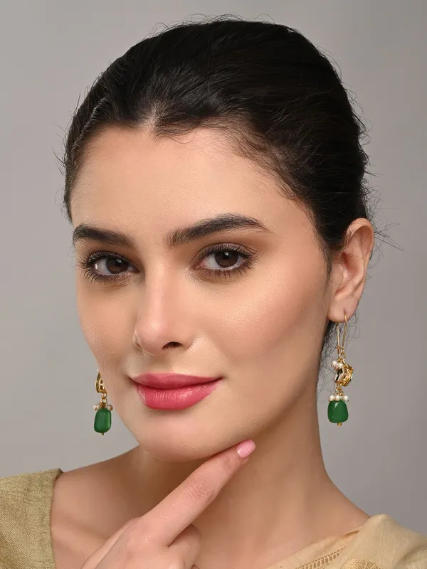 Green_Natural_Stone_Bead_Drop_Earrings