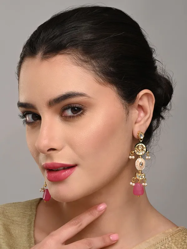 Brass_Pastel_Beaded_Layered_Drop_Earrings